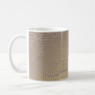 Golden abstract, elegant vintage background. coffee mug