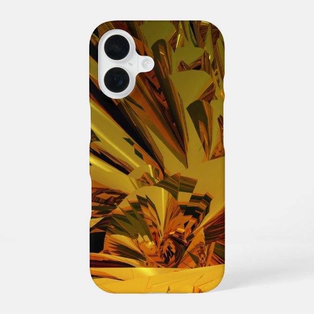 golden abstract iphone case (Back)