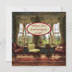 Golden Accents: "Golden Love" Note Card
