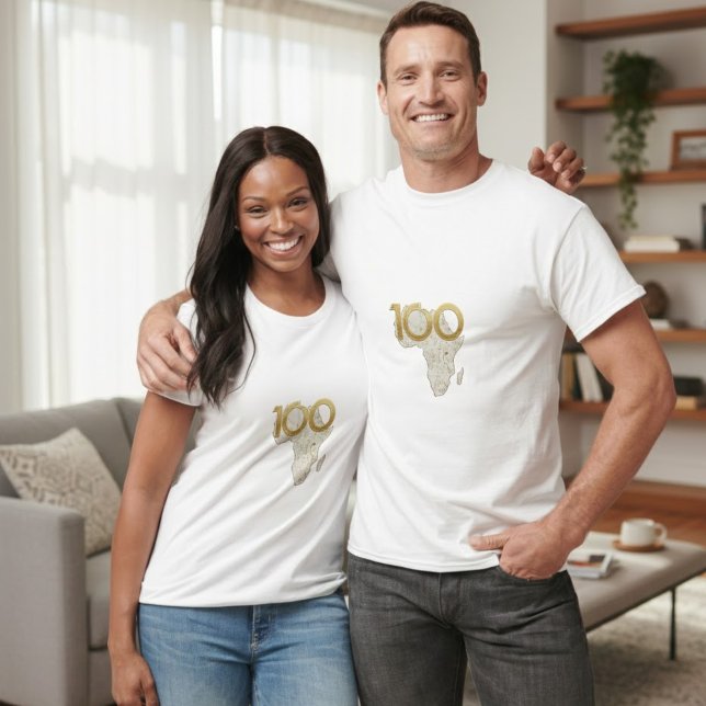 Golden Africa Centennial Legacy - 100 Years of Her T-Shirt (Creator Uploaded)