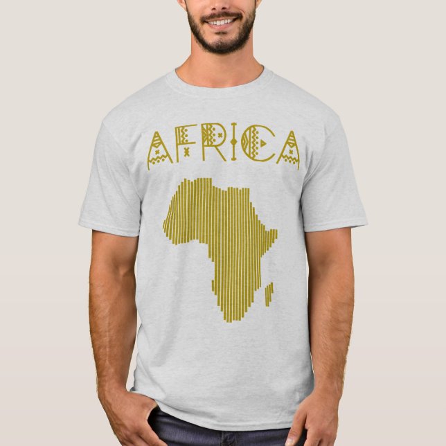 Golden African T-shirt (Front)
