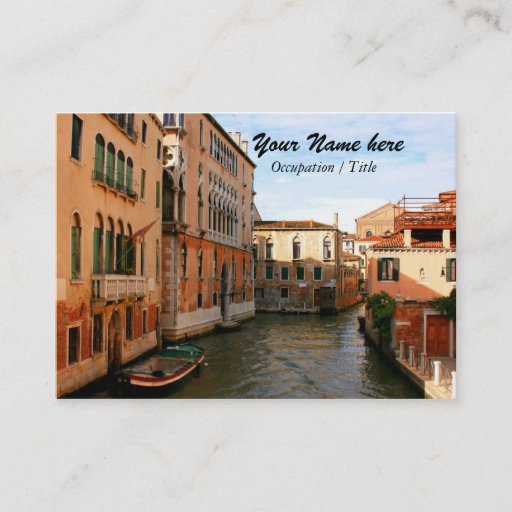 Customizable Golden Afternoon Business Card Template