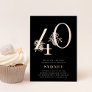 Golden Age | 40th Birthday Party Rose Gold Foil Invitation
