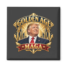 Golden Age Art Deco Portrait Square