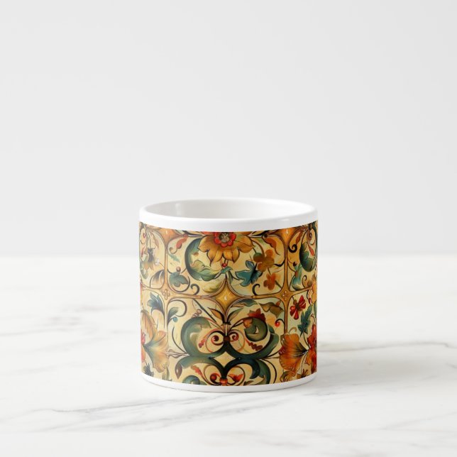 Golden Age Botanical  Espresso Cup (Front)