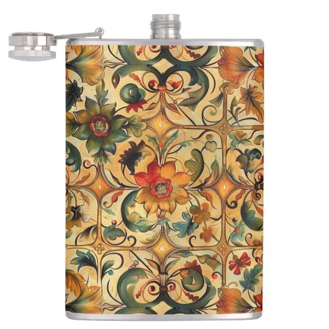 Golden Age Botanical  Flask (Opened)