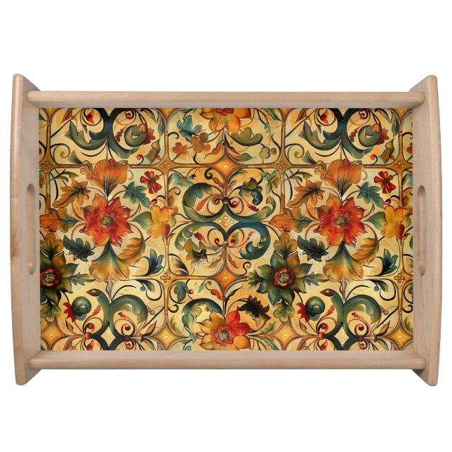 Golden Age Botanical  Serving Tray (Front)