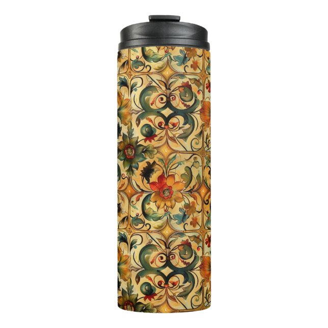 Golden Age Botanical  Thermal Tumbler (Front)