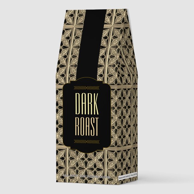 Golden Age Brew - Art Deco Roasted Coffee (Front)
