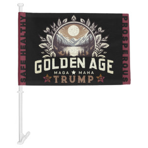 GOLDEN AGE CAR FLAG