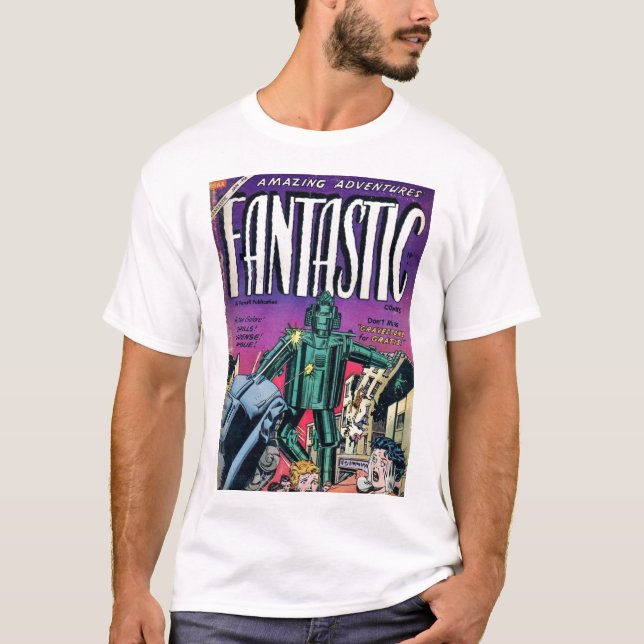 Golden Age Comic Art - Fantastic T-Shirt (Front)