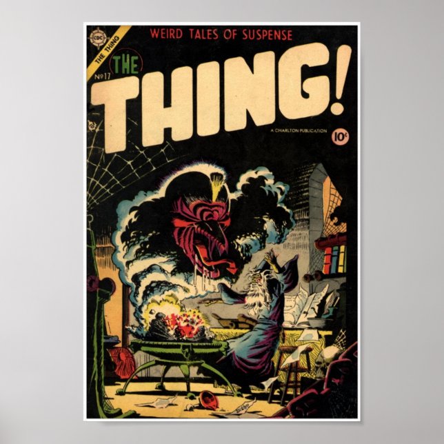 Golden Age Comic Art - The Thing Poster (Front)