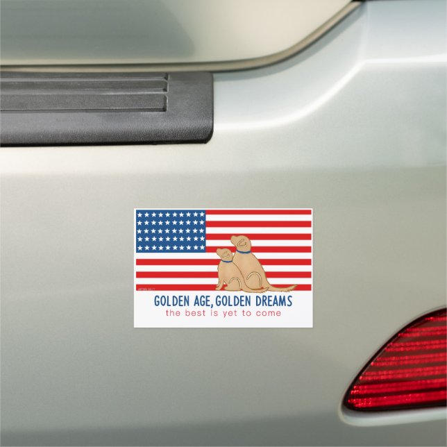 Golden Age, Golden Dreams Car Magnet (In Situ)