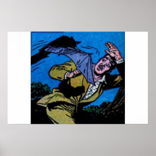 Golden age horror comics   1990s Vintage comics Poster