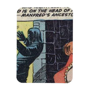 Golden age horror comics  70s Scary Vintage comics Magnet