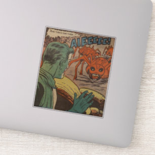 Golden age horror comics   Vintage comics 1940s Sticker