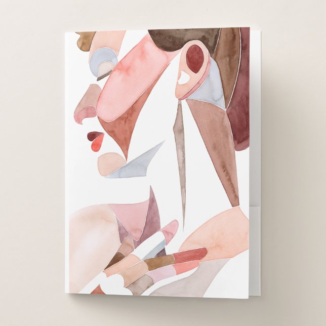 Golden Age Woman Pocket Folder (Front)