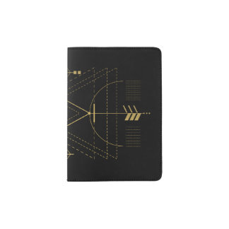 Golden Alchemy Sacred Geometry Passport Holder