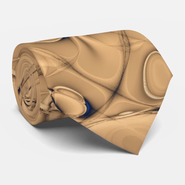 Golden  Alligator Tie (Rolled)
