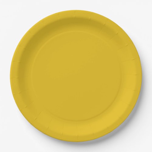 Golden Amber Paper Plates