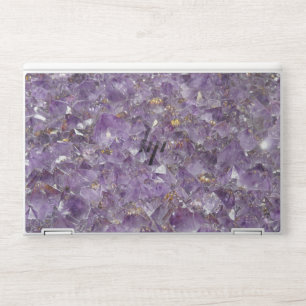 Golden Amethyst Shimmer HP Laptop Skin