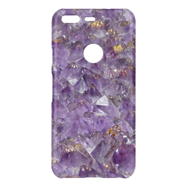 Golden Amethyst Shimmer Uncommon Google Pixel Case (Back)