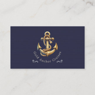Golden Anchor Business Card