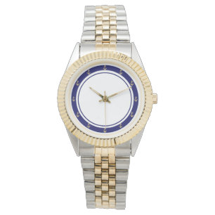 Golden Anchor Nautical Custom Watch