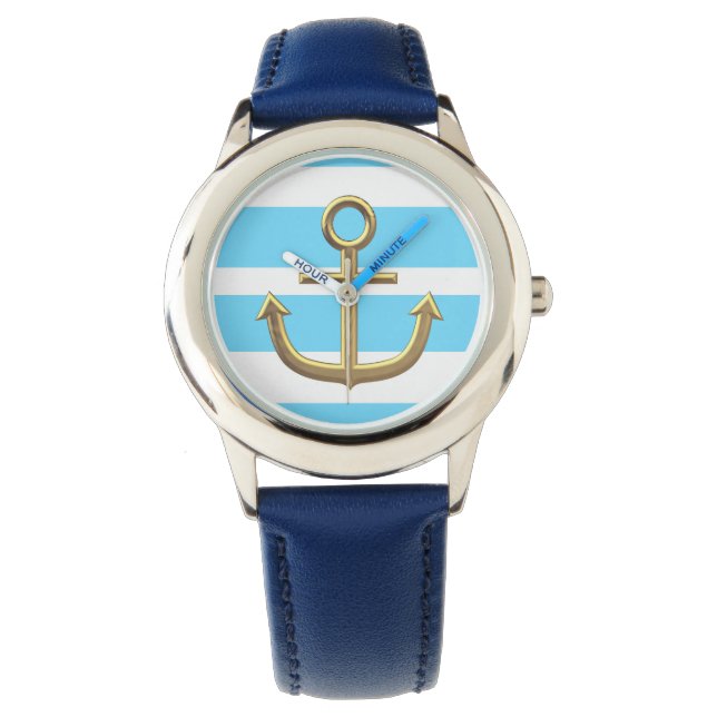 Golden Anchor, symbols of the love . Watch (Front)