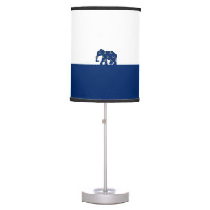 Golden Anchors Elephant On the Road Table Lamp