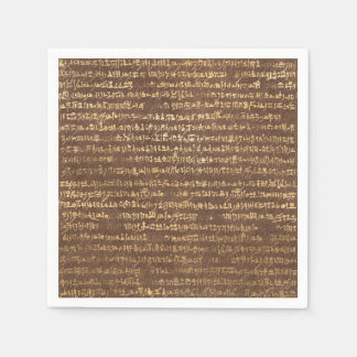 Golden Ancient Egyptian Patterns Napkins