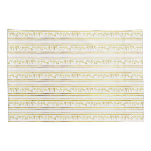 Golden Ancient Saying Paleo Hebrew Faux Foil Pillow Case