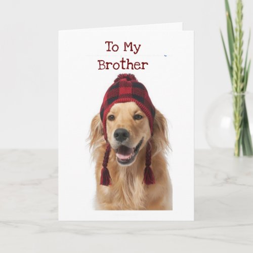 GOLDEN AND I WISH YOU A HAPPY BIRTHDAY CARD
