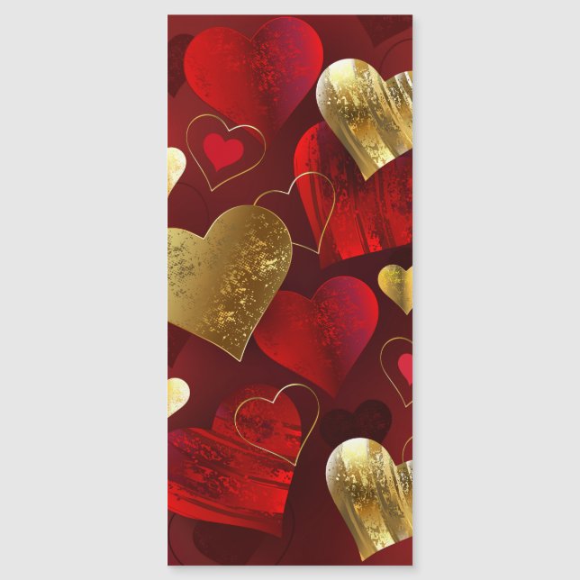 Golden and red valentines (Front)