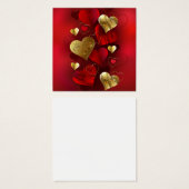 Golden and red valentines (Front & Back)