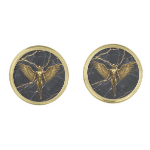 Golden Angel Marble Luxe Cufflinks