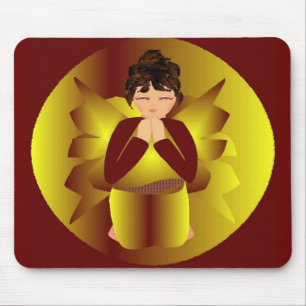 Golden Angel Mousepad