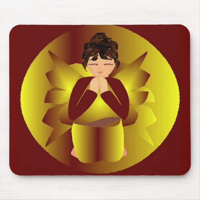 Golden Angel Mousepad (Front)