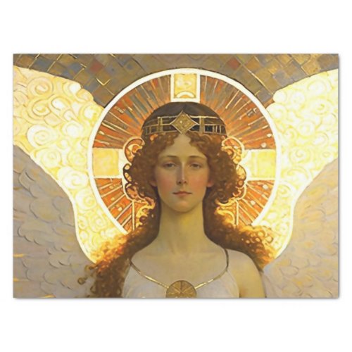 Golden Angel Spirit of the Evening   Tissue Paper