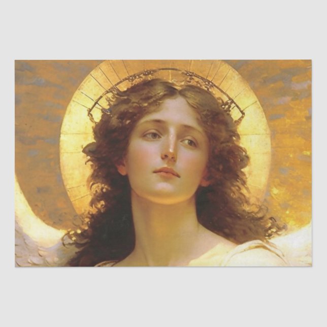 Golden Angel Spirit of the Morning  Tissue Paper (Front)