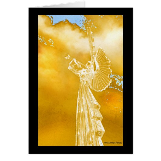 golden angel trumpeter cards (Front)