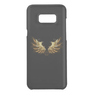 Golden Angel Wings on Black background Uncommon Samsung Galaxy S8+ Case
