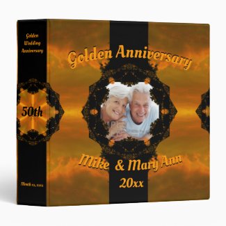 Golden Anniversary 1.5 Inch Album Binder