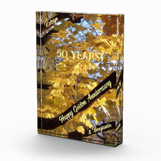 Golden Anniversary Acrylic Award