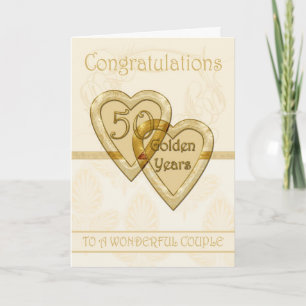 Golden Anniversary Card 50 Years