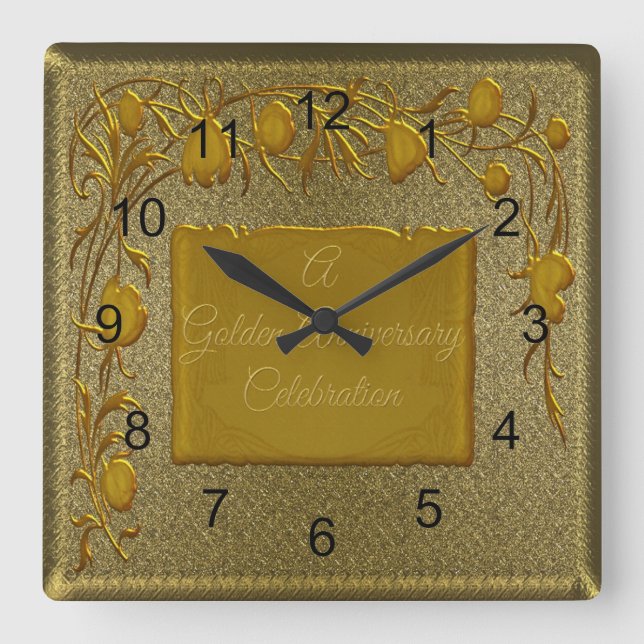 Golden Anniversary Clock (Front)
