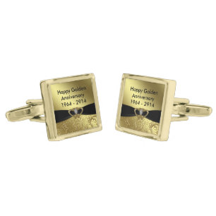 Golden Anniversary Cufflinks