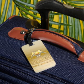 Golden Anniversary Dolphins And Heart Luggage Tag by Peerdrops at Zazzle