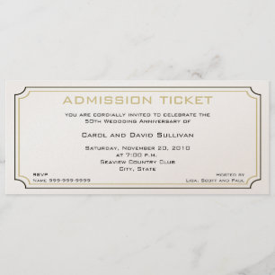 Golden Anniversary Invitations