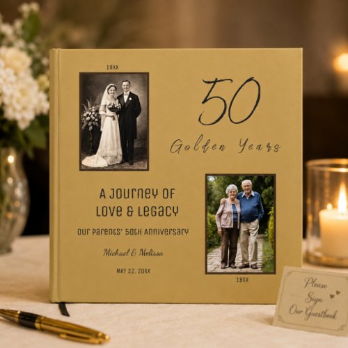 Golden Anniversary Legacy Guestbook